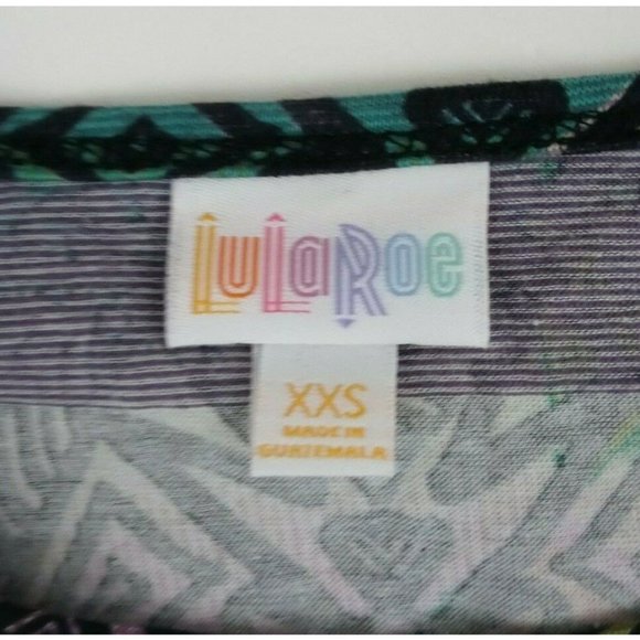 NWT Lularoe Irma Tunic With Multi-Color African Design Size XXS - Picture 4 of 5